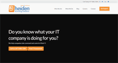 Desktop Screenshot of heidentechnology.com